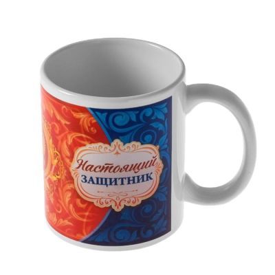 Подарочный набор "Настоящему защитнику", (оскар, кружка) 23х8,5х23 см