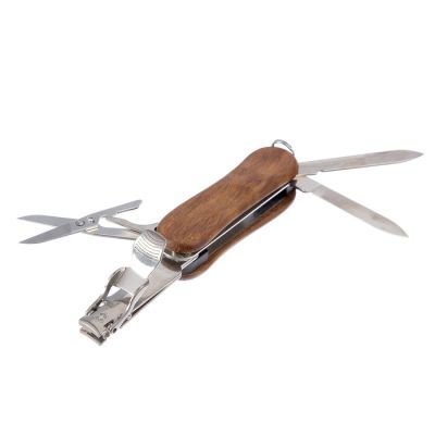 Нож-брелок VICTORINOX NailClip Wood 580 0.6461.63, 65 мм, 6 функций