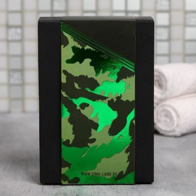 Набор «23 Февраля, камуфляж» парфюм граната, гель после бритья в тубе