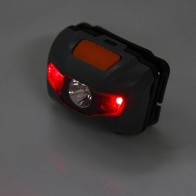 Фонарик налобный "Мастер К", 3 LED, 2 типа освещения, 3 режима, 3 ААА, микс, 4.5х6 см