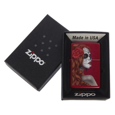 Зажигалка ZIPPO 28830 Classic с покрытием Candy Apple Red