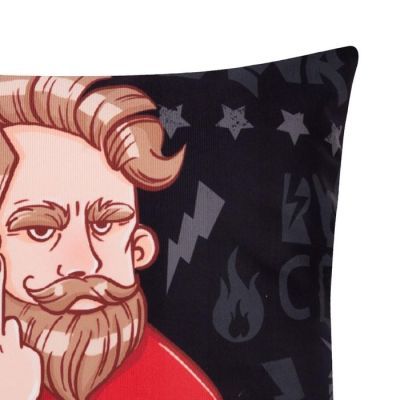 Чехол на подушку Этель "Пора в отрыв" 40х40 см, 100% п/э, велюр