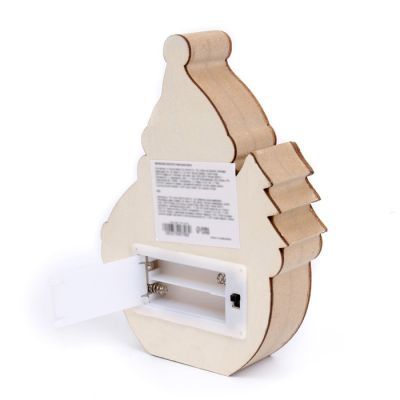 Декор с подсветкой «Дед Мороз и ёлка»