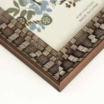 Фоторамка пластик 10х15 см "Золотая кладка" 20х15х2,3 см