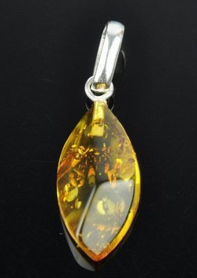 Кулон Янтарь "Золотой дождь" арт.ЯК-130