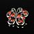 Брошь "Фантазия" бшС-1167
