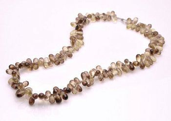 Бусы Топаз лимонный "Богиня" арт.П2903