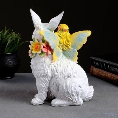 Копилка "Зайчик с феей" 19х11х26см