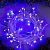Гирлянда «Нить» 10 м, IP20, белая нить, 100 LED, свечение синее, 8 режимов, 220 В