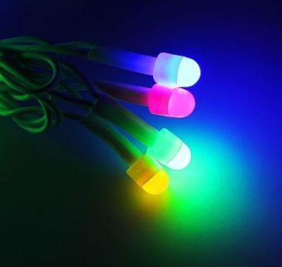 Гирлянда "Метраж" уличная, комнатная (Д: 20 м, нить белая, мульти)