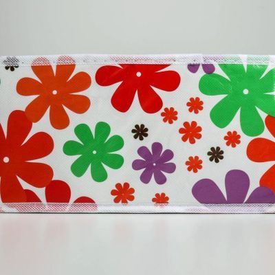 Бокс для мелочей «Цветочки», 15 карманов, 23,5×12×13 см