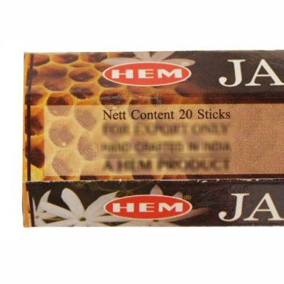 Благовония "HEM" 20 палочек угольные jasmine honey