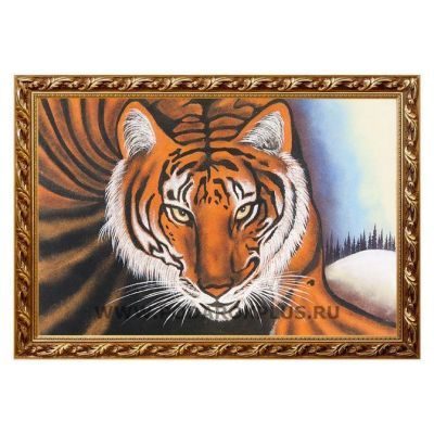 Картина "Тигр" багет №196 (40х60 см)