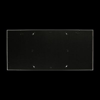 Фоторамка пластик на 9 фото 10х15, 29,6х29,6 см "Стильно" белая 35х74 см