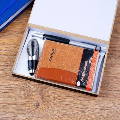 Набор подарочный 3 в 1 (ручка, блокнот, аэратор для вина)