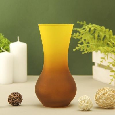 Ваза "Весна" 18/5 радуга матовая 18см МИКС