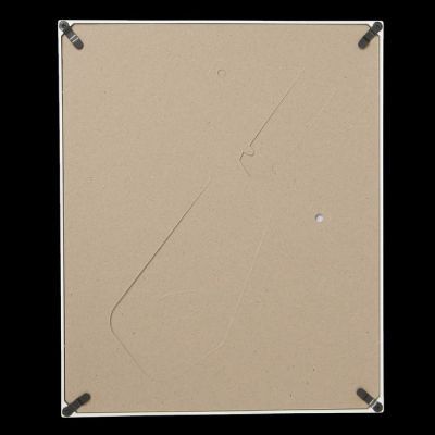 Фоторамка пластик L-1 20х25 см, белый, с небьющимся стеклом